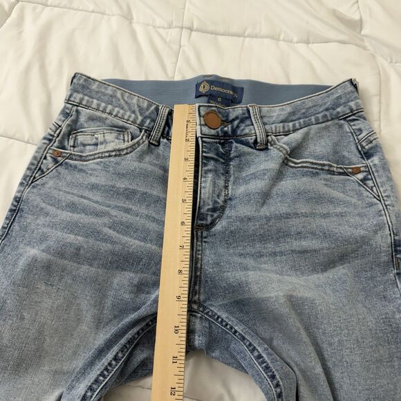 Democracy Jeans Womens 6 Blue Kathryn Eco Bootcut Sustainable AB Itty Bitty - Picture 9 of 9